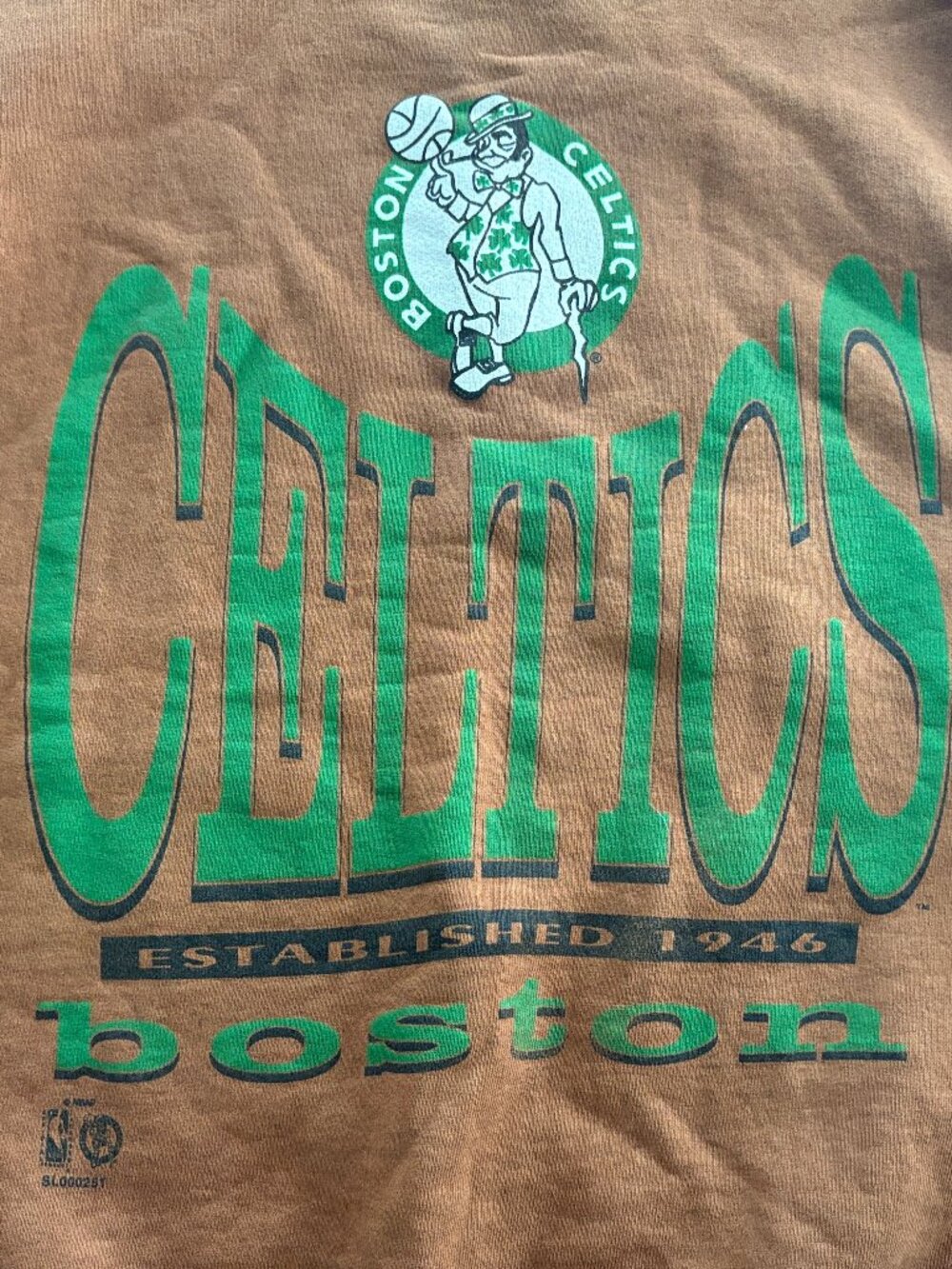 Vintage Mens Salem Sportswear Boston Celtics Crewneck Sweatshirt Size M / S